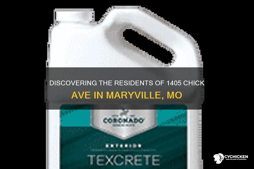 who lives at 1405 chick ave maryville mo
