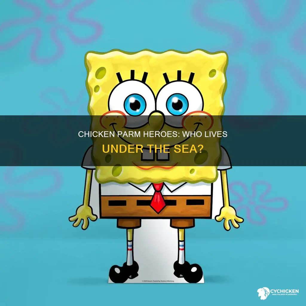 who lives in a chicken parmesan hero under the sea