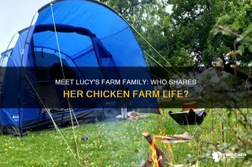 who lives with lucy on the chicken farm