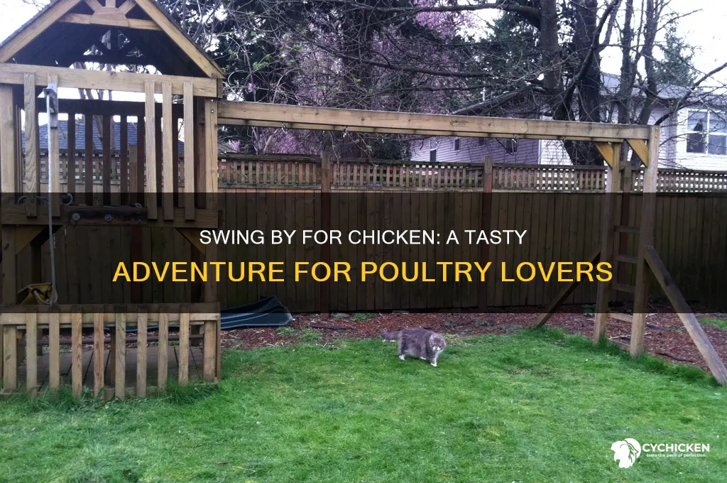 who loves chicken you do swing on through