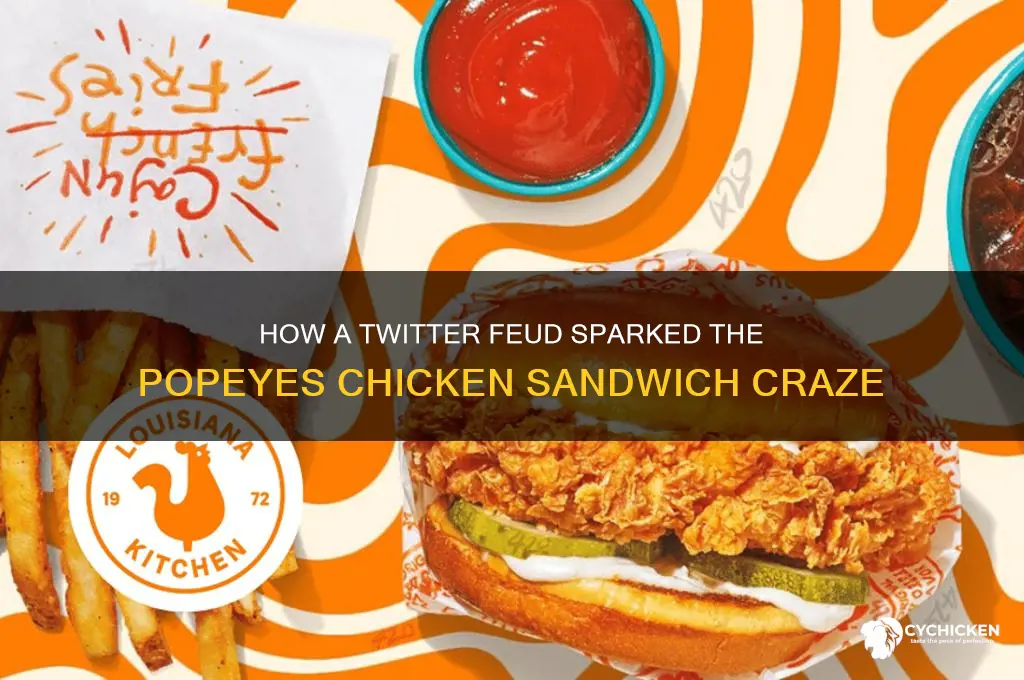 who made popeyes chicken sandwich viral