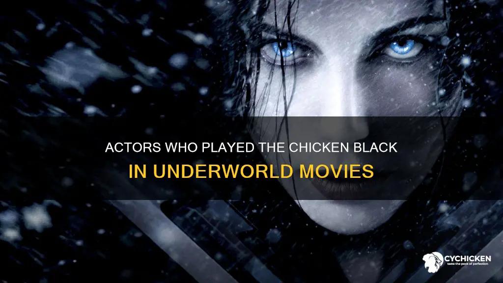 who played the chicken black in the underworld movies