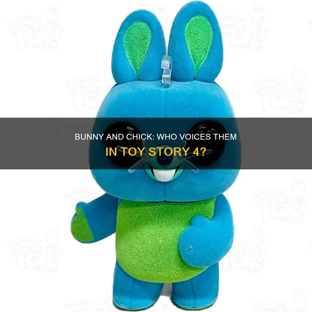 who plays the bunny and chick in toy story 4
