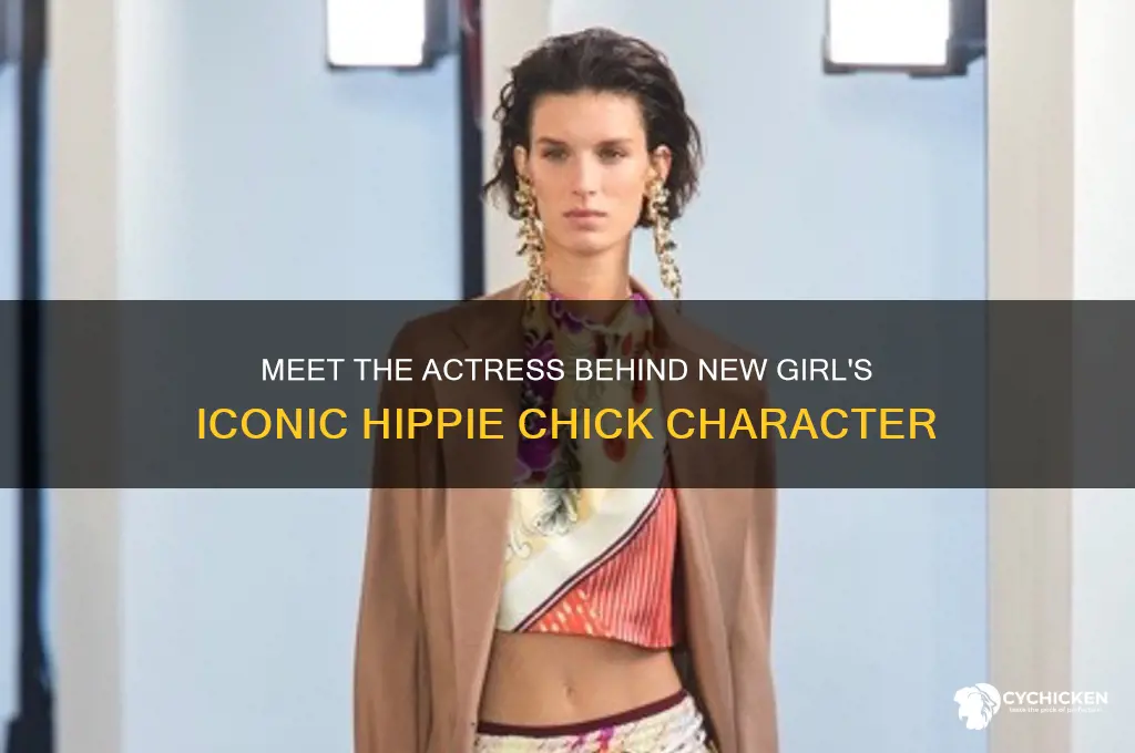 who plays the hippie chick on new girl