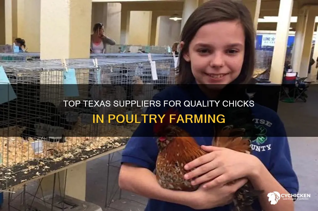 who providing chick in texas for poultry farming