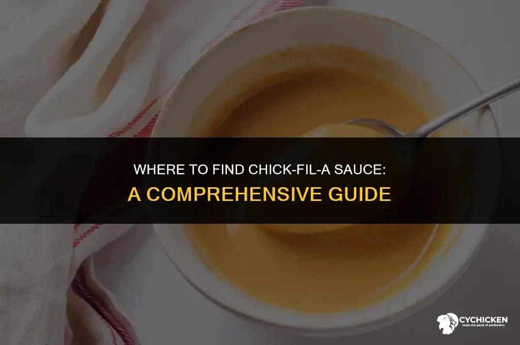 who sales chick fil a sauce