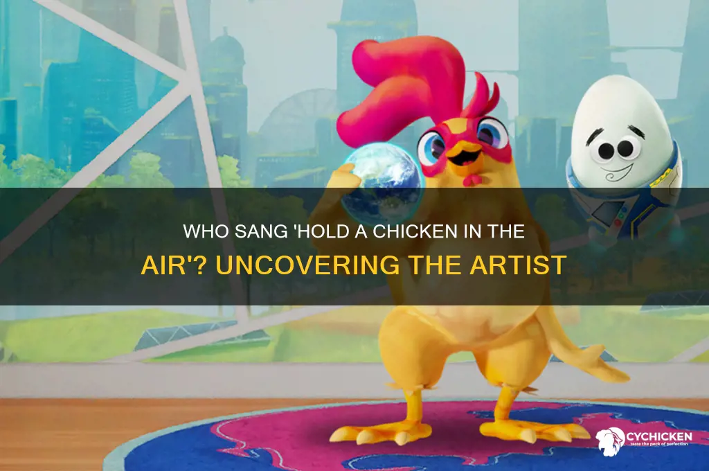 who sang hold a chicken in the air