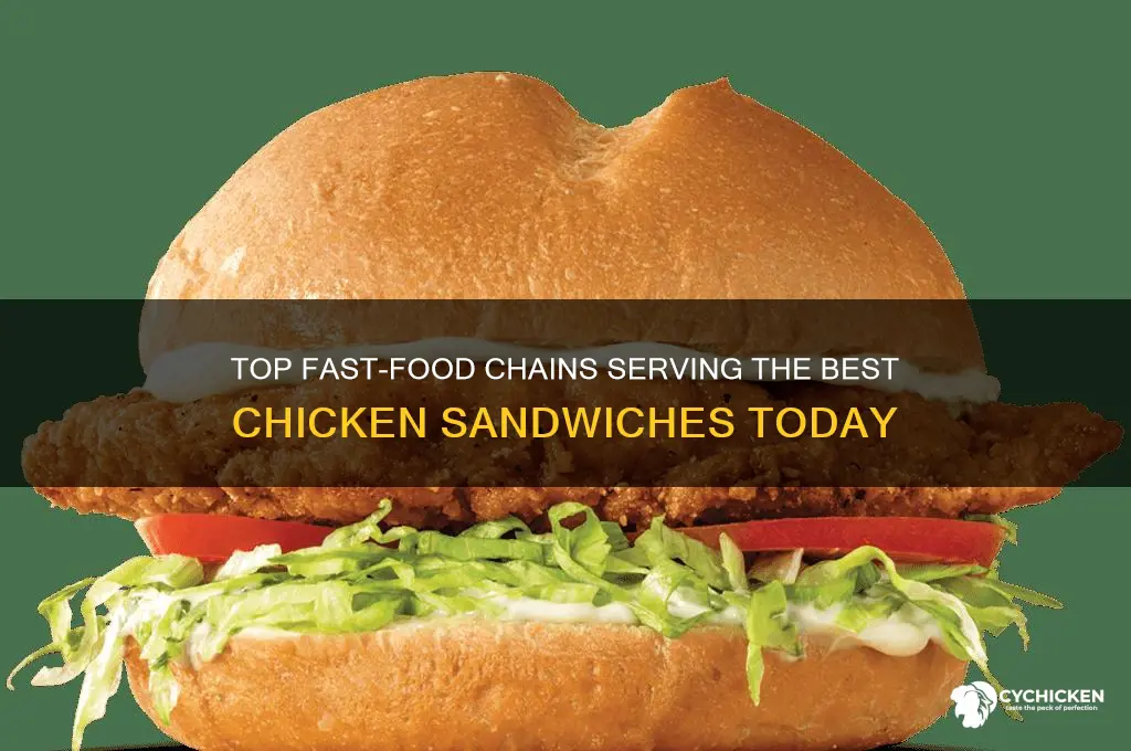 who sells chicken sandwiches