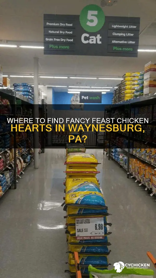 who sells fancy feast chicken hearts in waynesburg pa