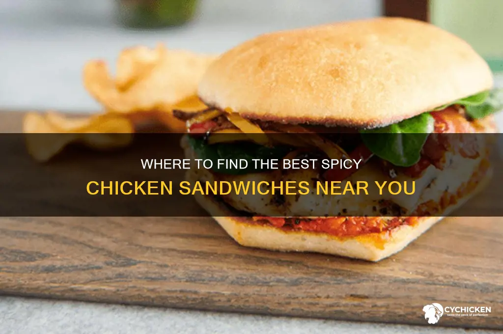 who sells spicy chicken sandwiches