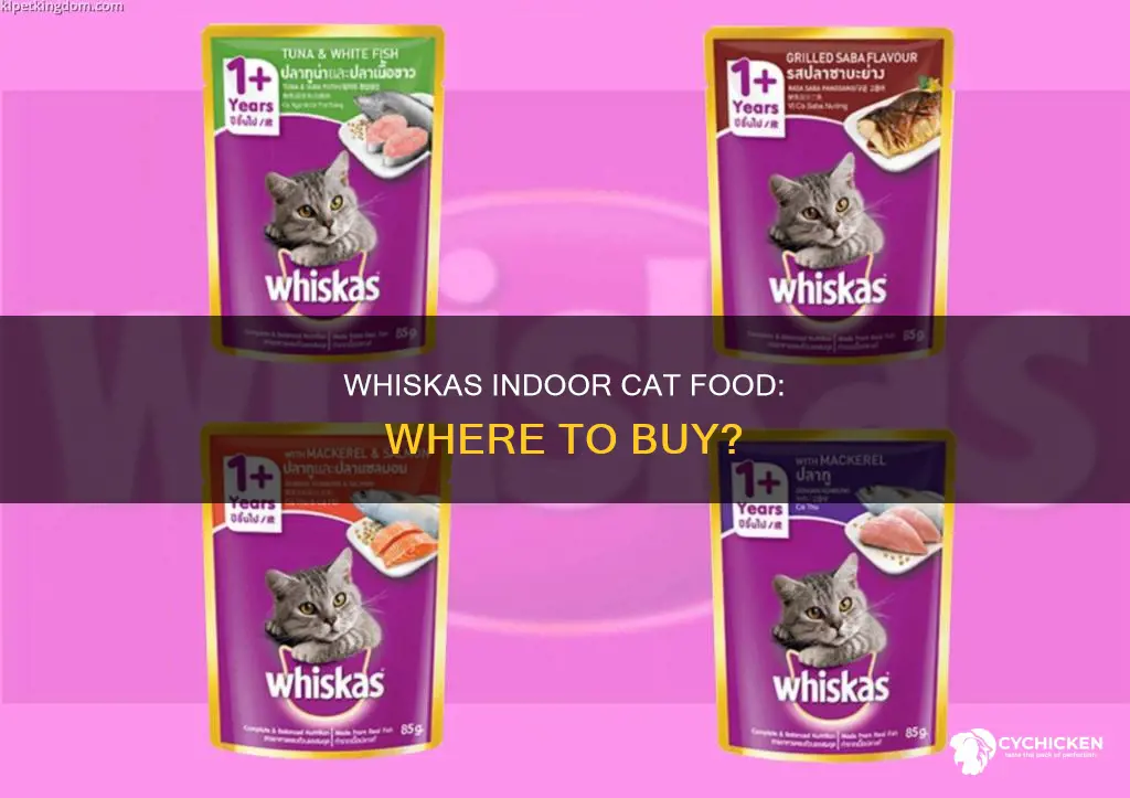 who sells whiskas indoor cat chicken flavor dry cat food