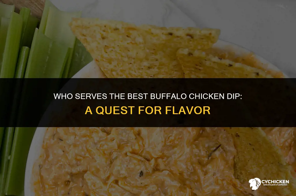 who serves buffalo chicken dip