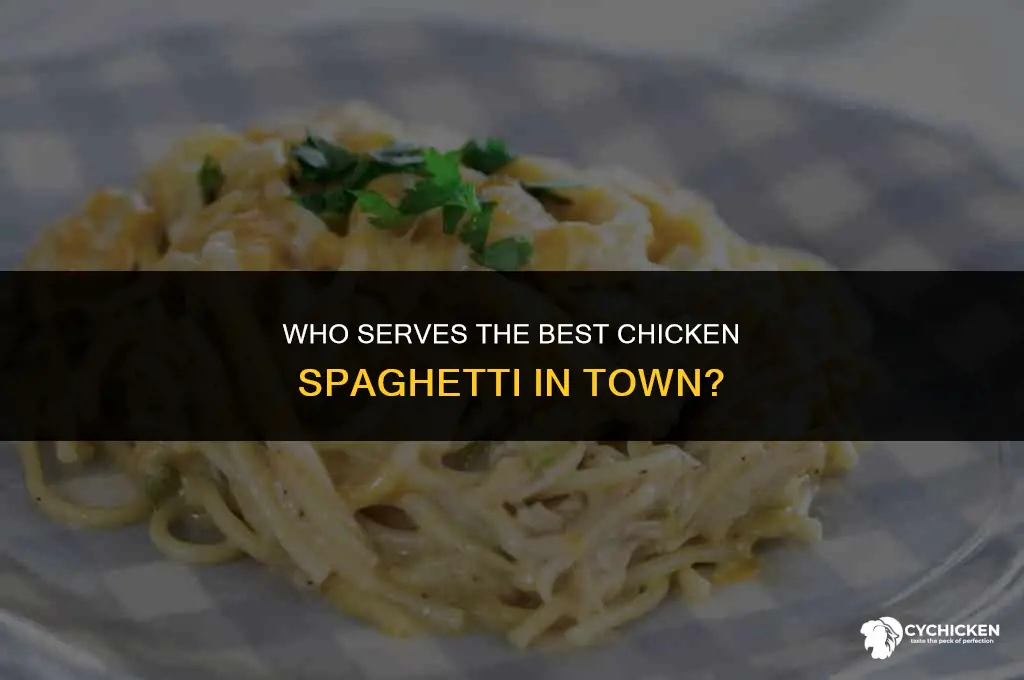 who serves chicken spaghetti