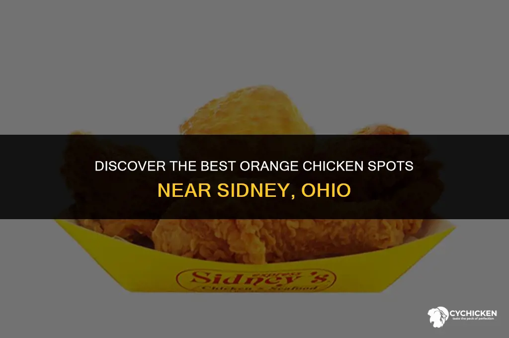 who serves orange chicken near sidney ohio