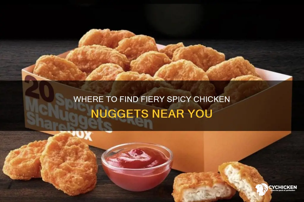who serves spicy chicken nuggets