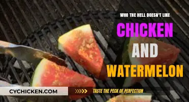 Who Doesn't Love Chicken and Watermelon? A Delicious Debate