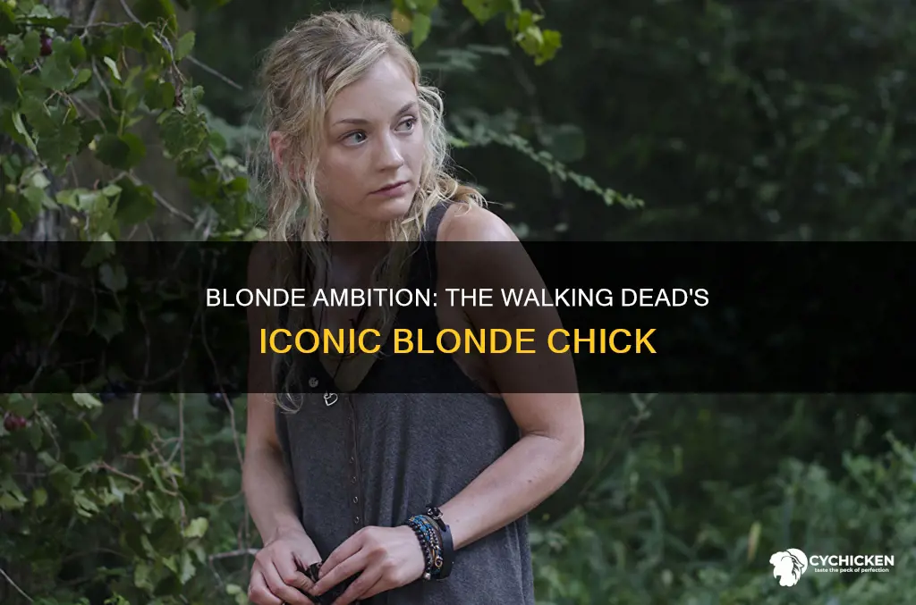who was the blonde chick in the walking dead