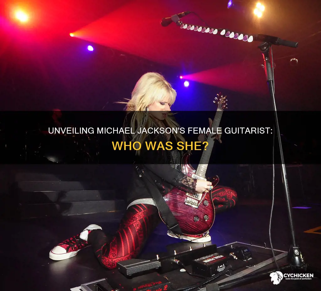 who was the chick guitar player with michael jackson