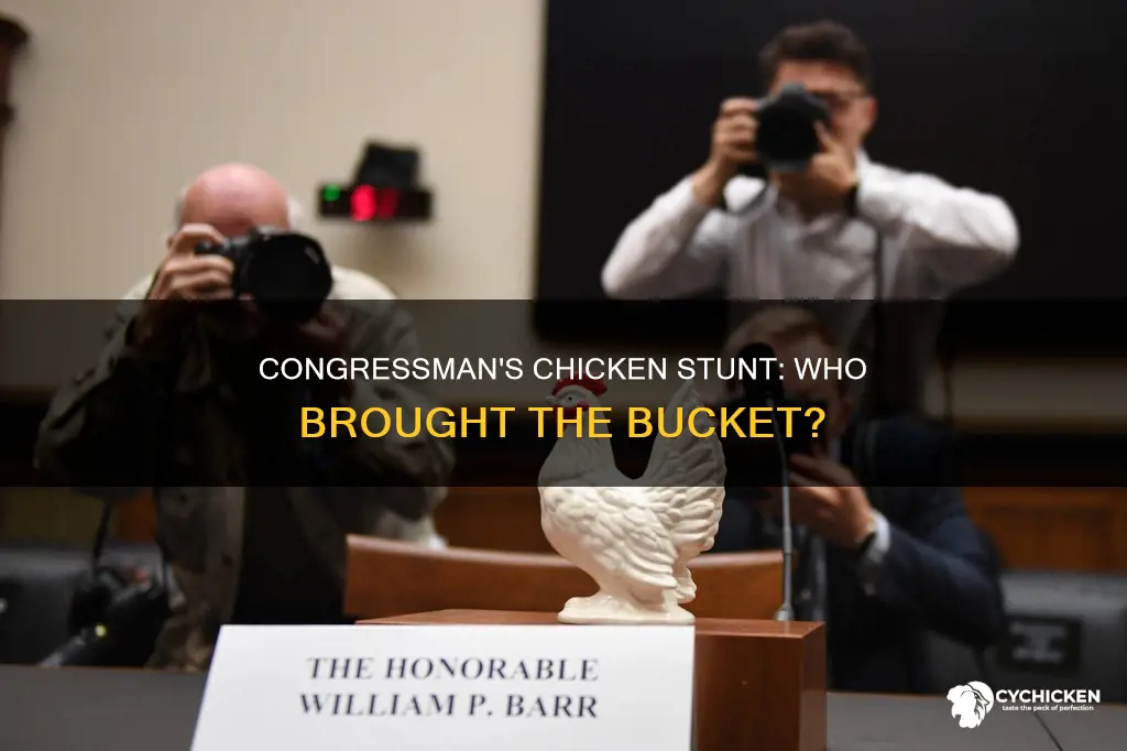 who was the congressman that brought the bucket of chicken