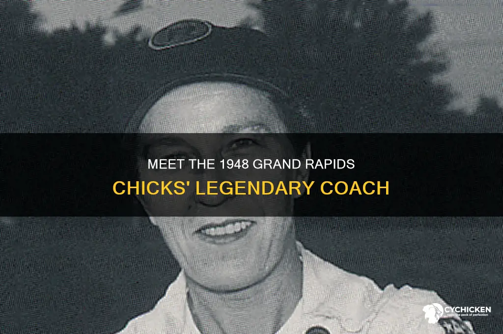 who was the grand rapids chicks coach 1948