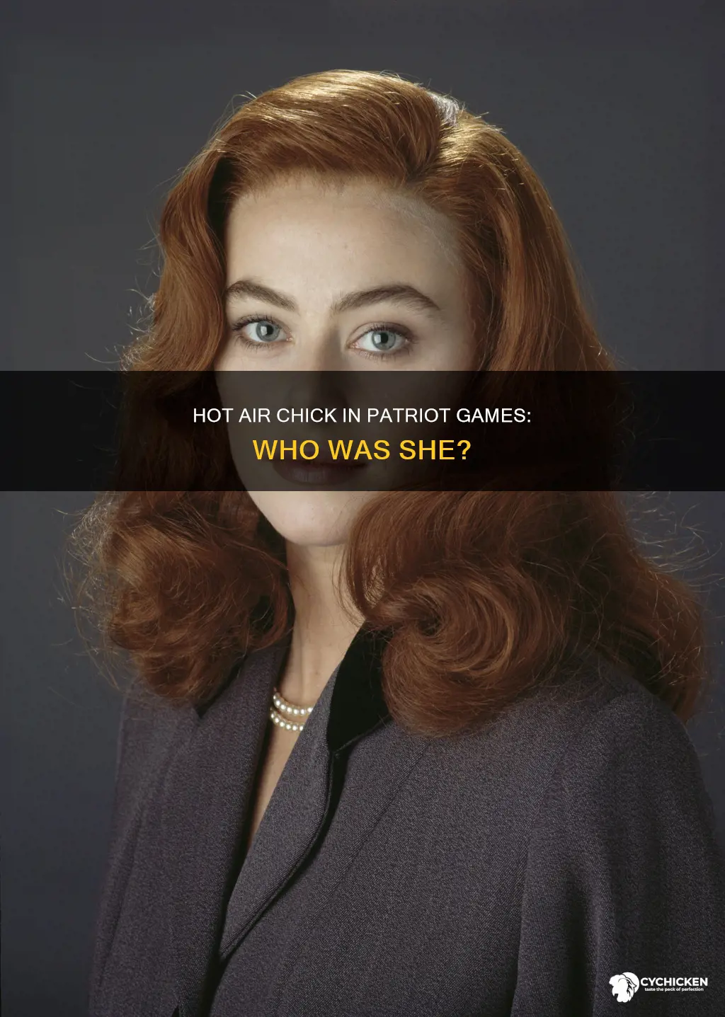 who was the hot air chick in patriot games