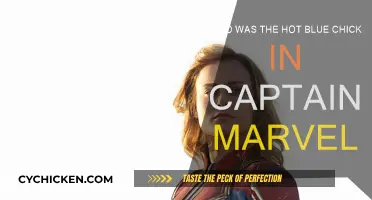The Hot Blue Chick in Captain Marvel Revealed