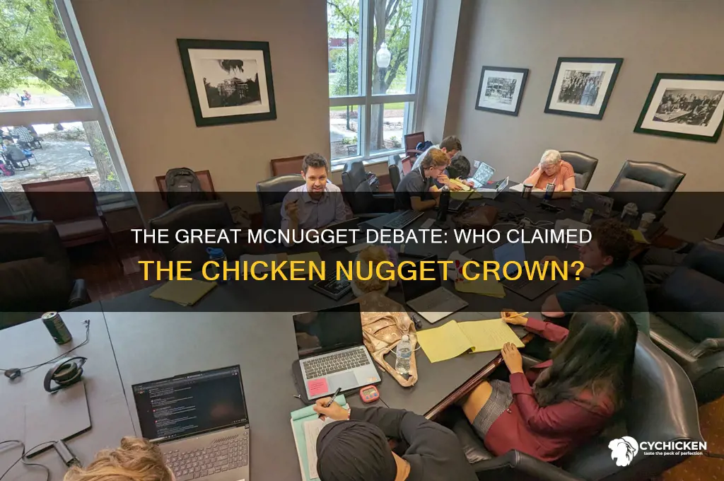 who won the mc donalds chicken nugget