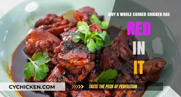 Why Your Whole Cooked Chicken Might Have a Red Tint