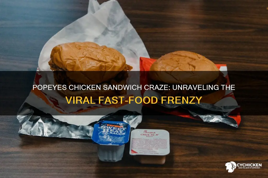 why are being going crazy over the popeyes chicken sandwich