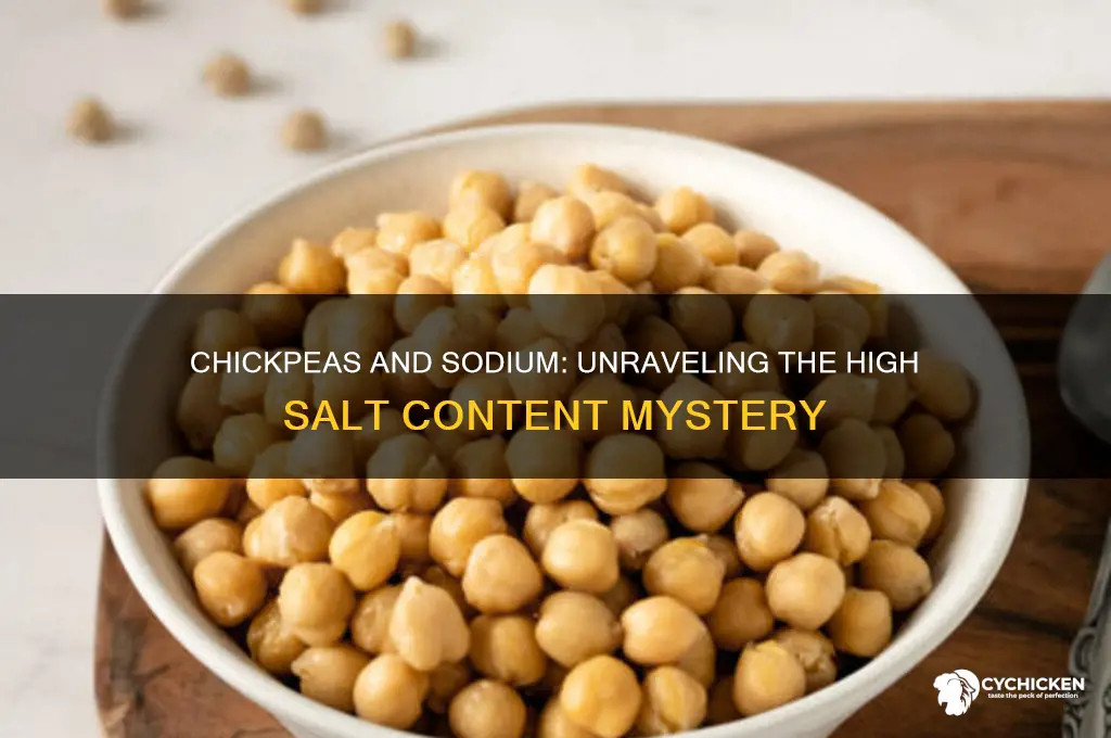 why are chick peas so high in sodium