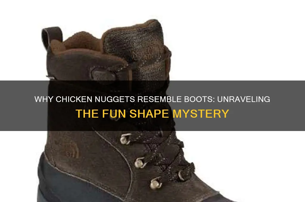 why are chicken nuggets shaped like boots