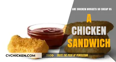 Why Chicken Nuggets Cost Less Than Chicken Sandwiches: Explained