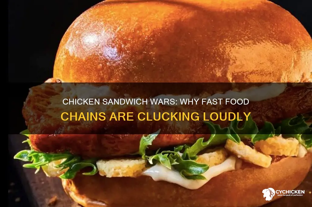 why are chicken sandwiches in the news
