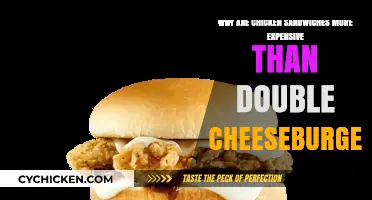 Why Chicken Sandwiches Cost More Than Double Cheeseburgers: Explained