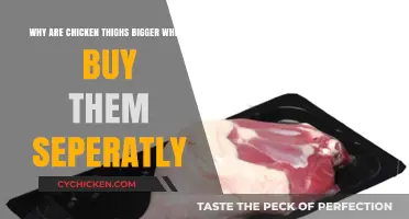 Why Individually Packaged Chicken Thighs Seem Larger: Unpacking the Mystery