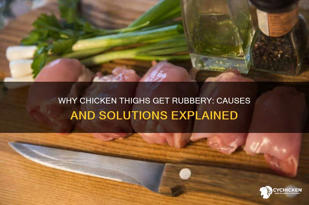 why are chicken thighs rubbery