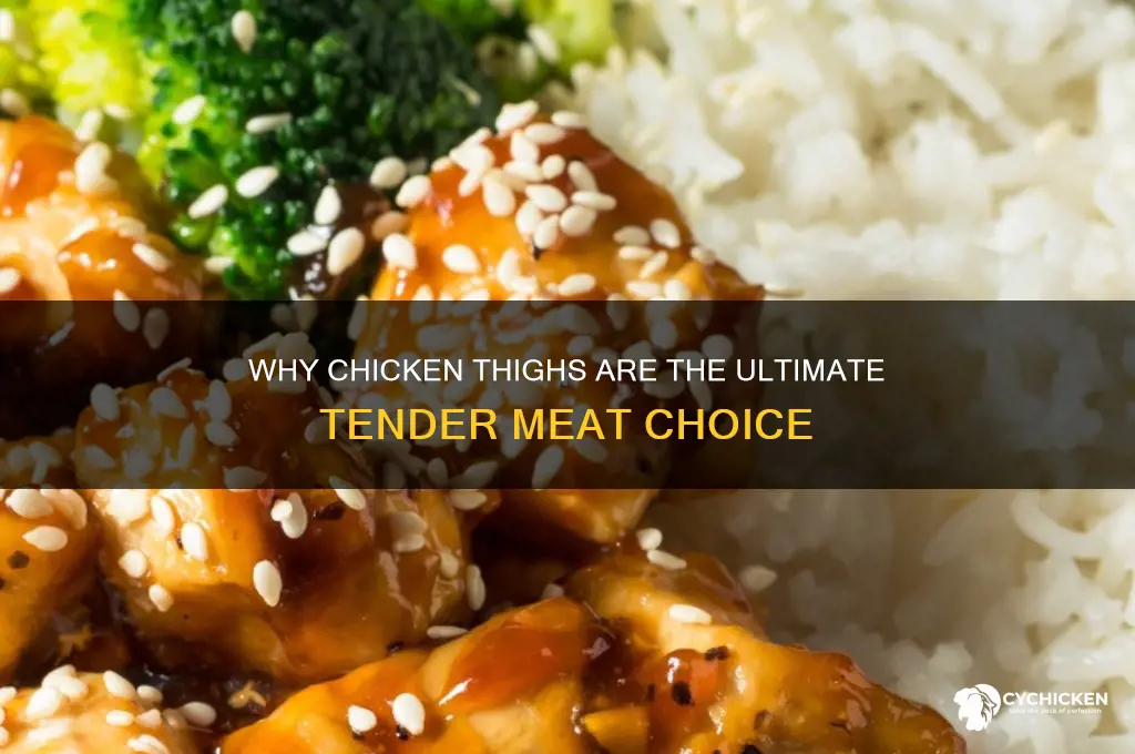 why are chicken thighs so tender