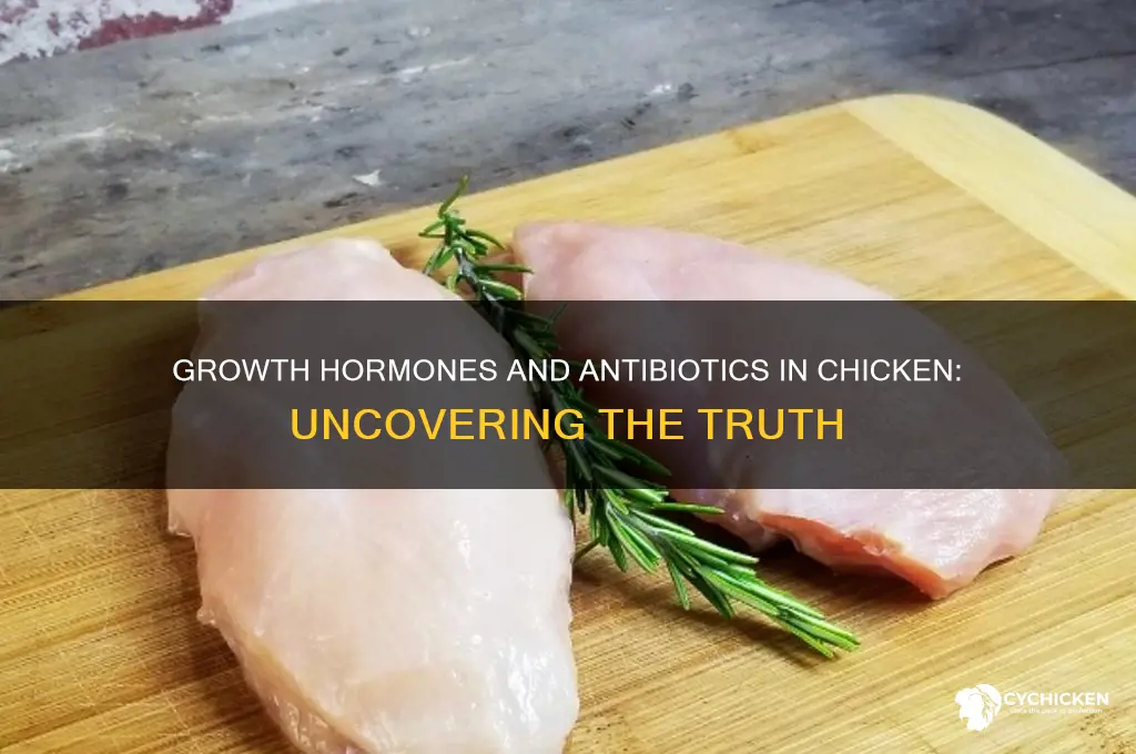 why are growth hormones and antibiotics in chicken