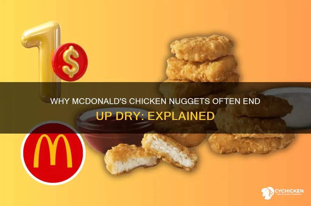 why are mcdonalds chicken nuggets so dry