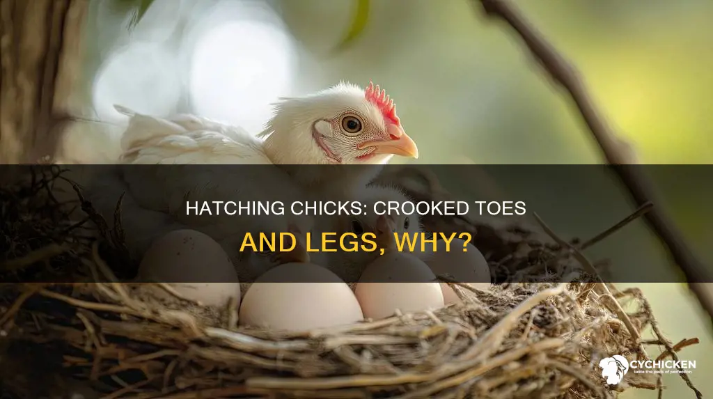 why are my chicks hatching with crooked toes and legs