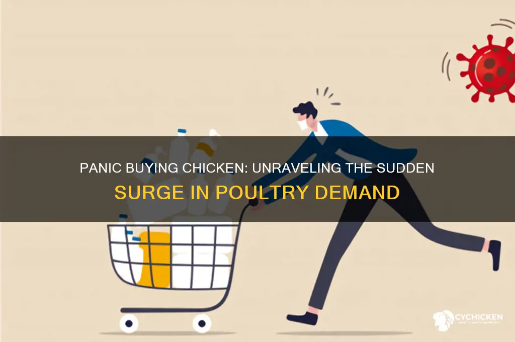 why are people panic buying chicken
