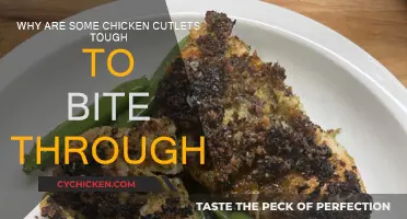 Chicken Cutlets: Why So Tough to Chew?