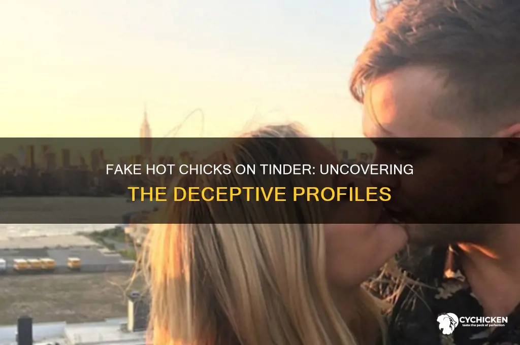 why are there fake hot chicks on tinder