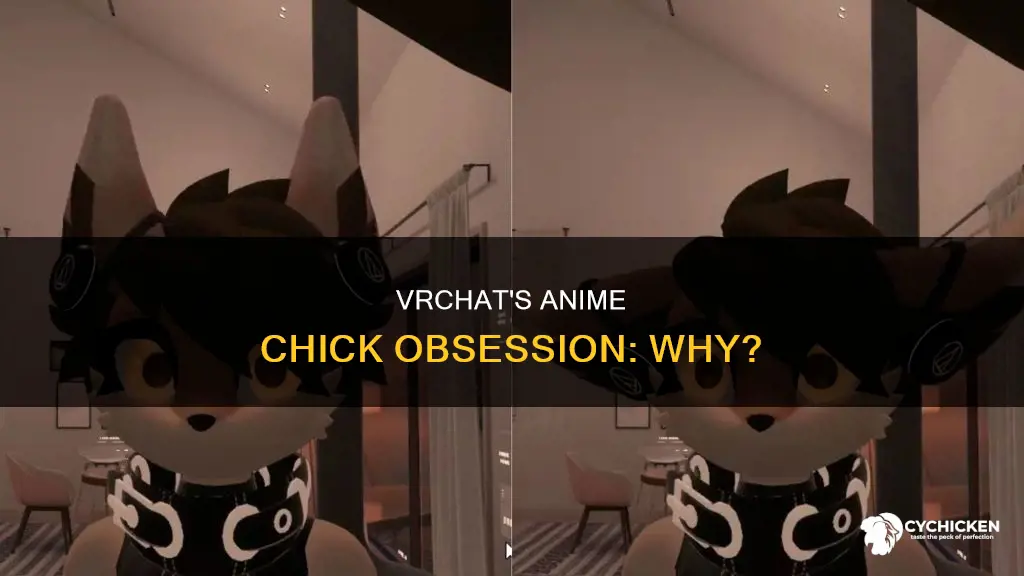 why are there so many anime chicks on vrchat