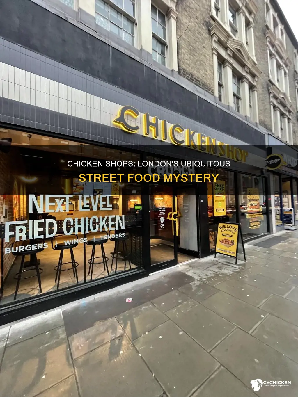 why are there so many chicken shops in london
