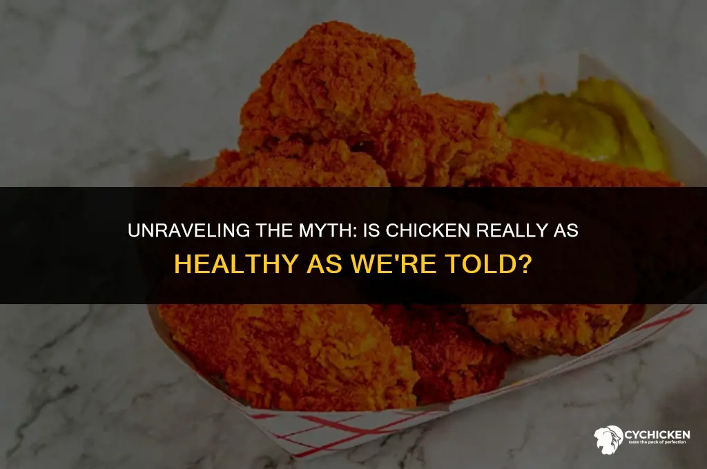 why are we told that chicken is healthy