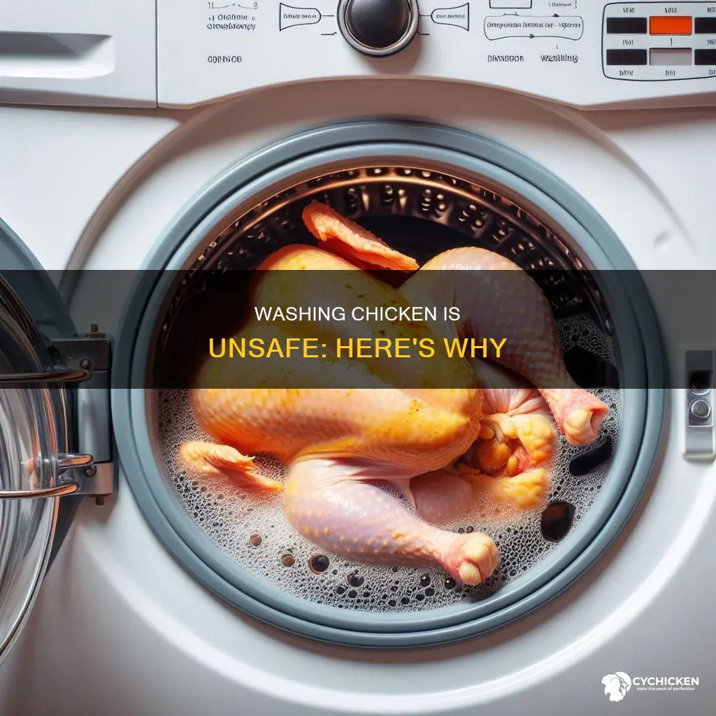 why are you not supposed to wash you chicken