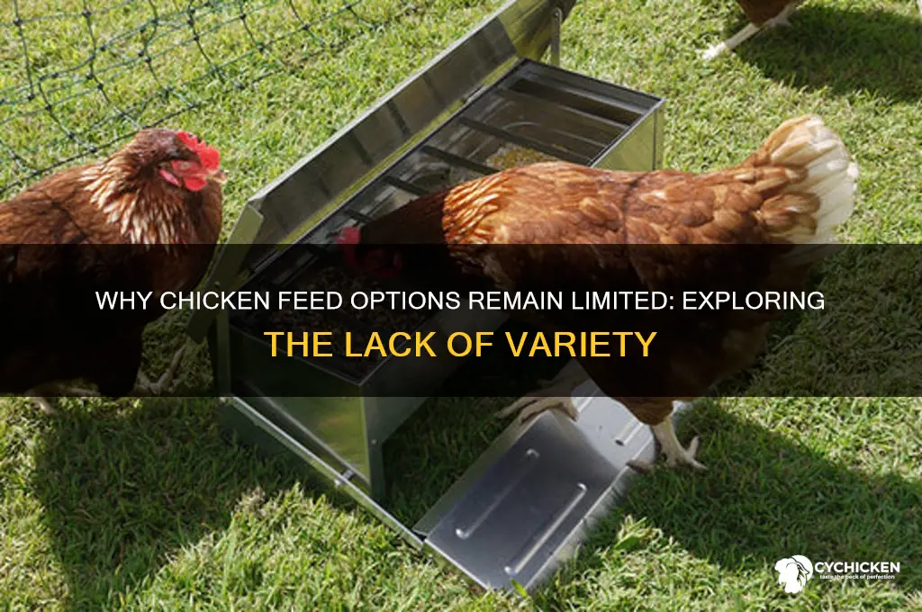 why arent there different kinds of chicken food