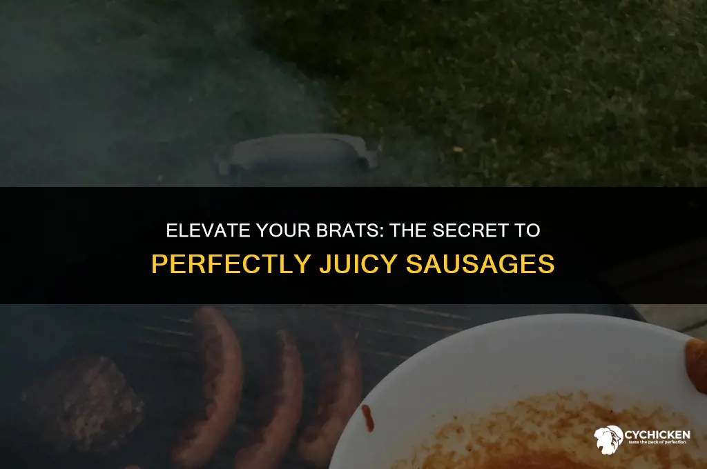 why boil brats in chicken broth
