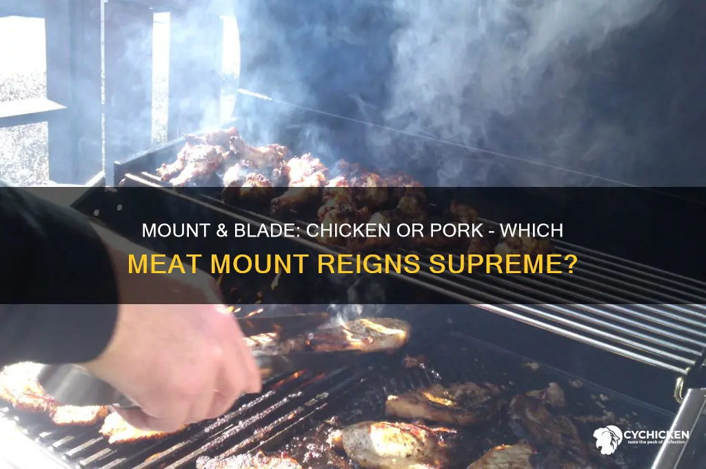why buy chicken or pork mount and blad
